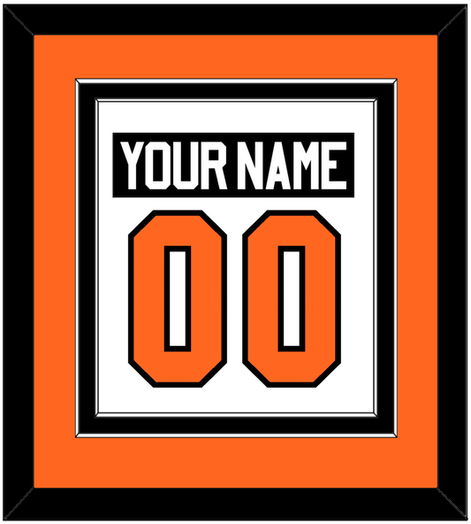 Philadelphia Nameplate & Number (Back) Combined - Road White (2017-2023) - Signature Tier 2
