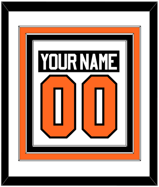 Philadelphia Nameplate & Number (Back) Combined - Road White (2017-2023) - Premier Tier 1