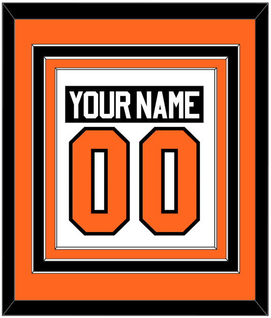 Philadelphia Nameplate & Number (Back) Combined - Road White (2017-2023) - Premier Tier 2