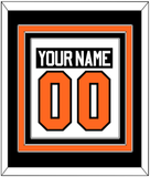 Philadelphia Nameplate & Number (Back) Combined - Road White (2010-2017) - Triple Mat 3