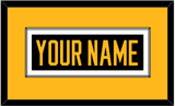 Pittsburgh Nameplate - Alternate Black - Single Mat 2