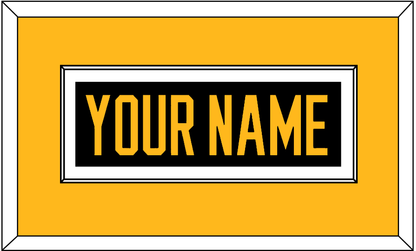 Pittsburgh Nameplate - Home Black - Essential Tier 2