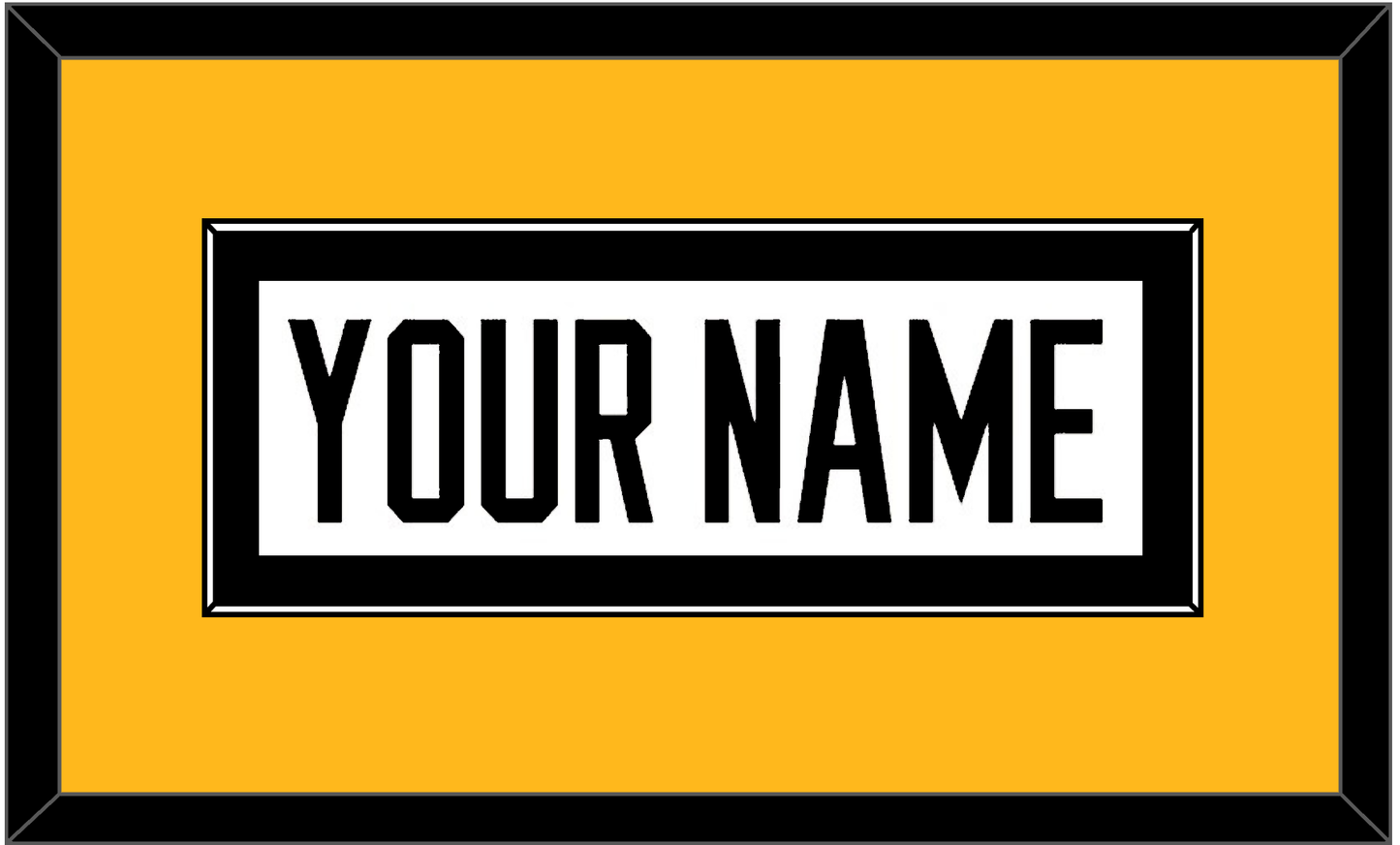 Pittsburgh Nameplate - Home White (1988-1992) - Essential Tier 2