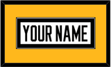 Pittsburgh Nameplate - Home White (1988-1992) - Single Mat 2