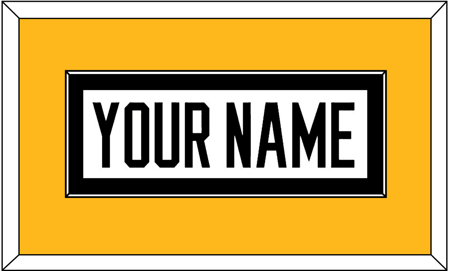 Pittsburgh Nameplate - Reverse Retro White (2020-2021) - Essential Tier 2
