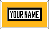 Pittsburgh Nameplate - Home White (1988-1992) - Single Mat 2