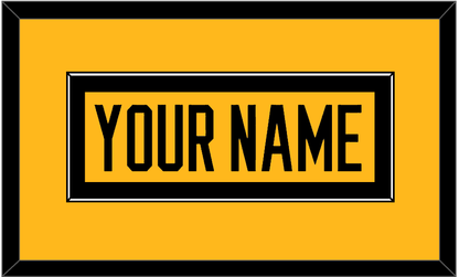 Pittsburgh Nameplate - Alternate Gold (2018-2021) - Essential Tier 2