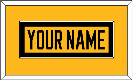 Pittsburgh Nameplate - Alternate Gold (2018-2021) - Essential Tier 2
