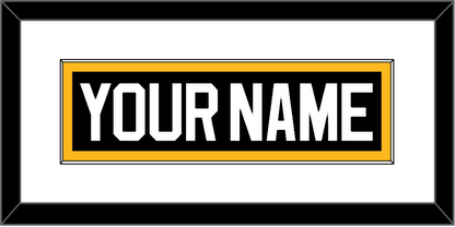 Pittsburgh Nameplate - Road/Alternate Black (1995-2002) - Essential Tier 1