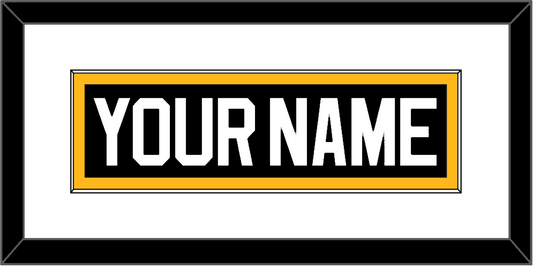 Pittsburgh Nameplate - Road/Alternate Black (1995-2002) - Essential Tier 1