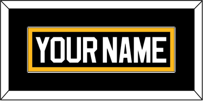 Pittsburgh Nameplate - Road/Alternate Black (1995-2002) - Essential Tier 2
