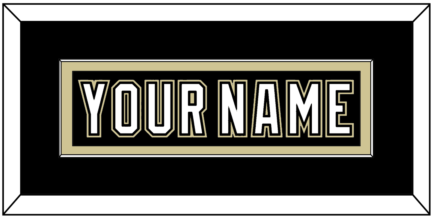 Pittsburgh Nameplate - Black Jersey (2000-2007) - Essential Tier 2