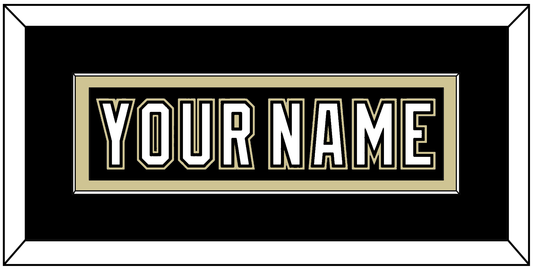 Pittsburgh Nameplate - Home Black (2007-2016) - Essential Tier 2