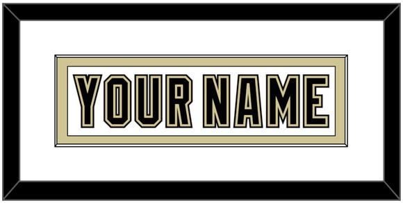 Pittsburgh Nameplate - Road White (2007-2016) - Single Mat 1