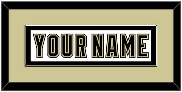 Pittsburgh Nameplate - White Jersey (2002-2007) - Single Mat 2