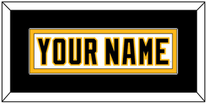 Pittsburgh Nameplate - Home White (1992-2002) - Single Mat 2