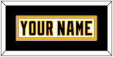 Pittsburgh Nameplate - Home White (1992-2002) - Single Mat 2