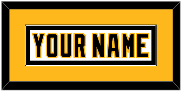 Pittsburgh Nameplate - Home White (1992-2002) - Single Mat 3