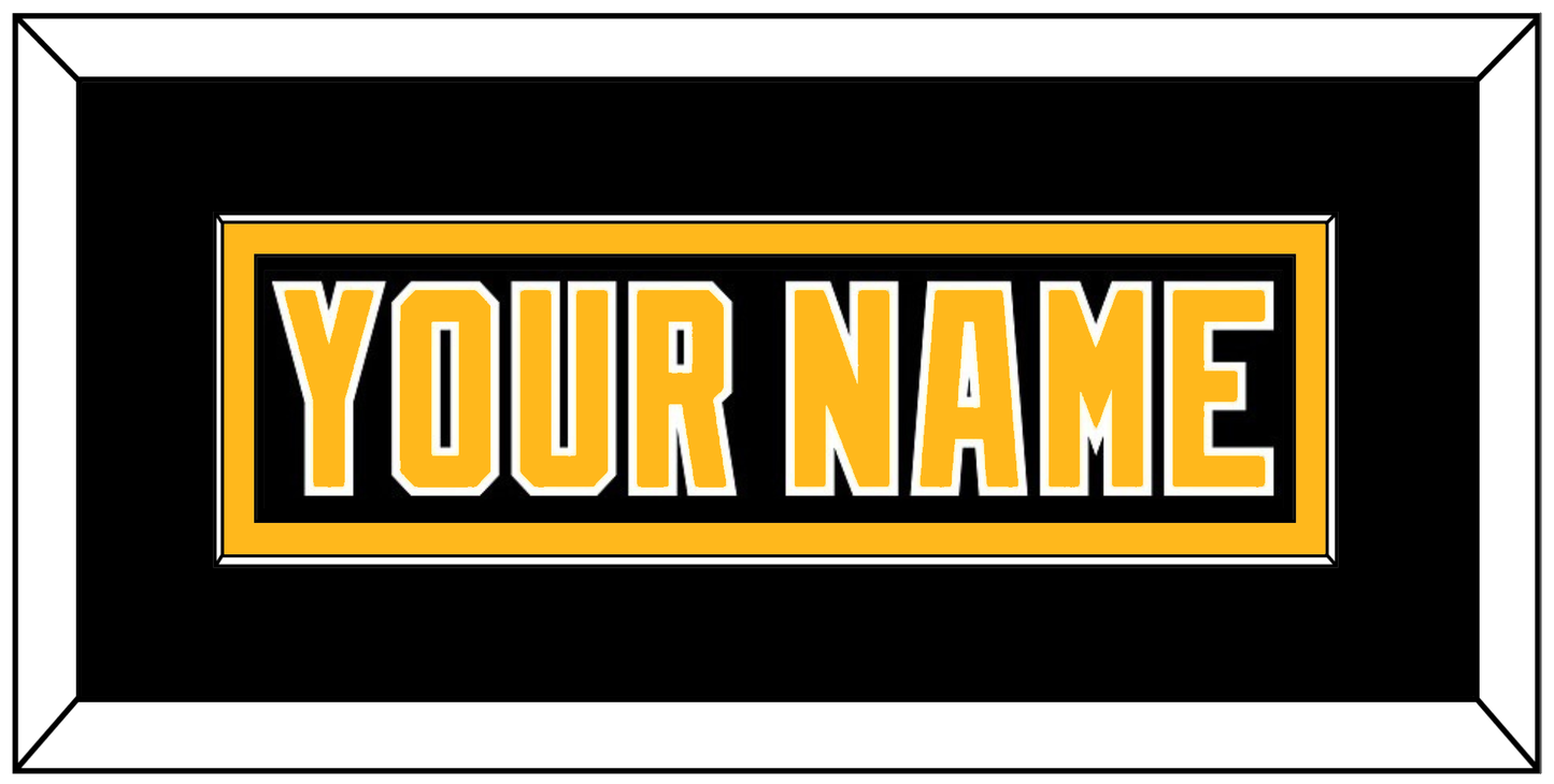 Pittsburgh Nameplate - Road Black (1992-1997) - Essential Tier 2