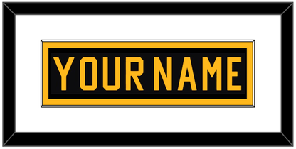 Pittsburgh Nameplate - Road Black (1981-1984) - Essential Tier 1