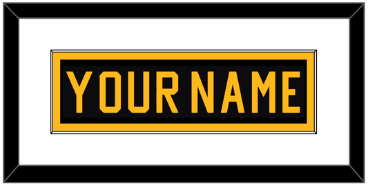 Pittsburgh Nameplate - Road Black (1981-1984) - Essential Tier 1