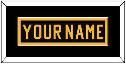 Pittsburgh Nameplate - Road Black (1981-1984) - Essential Tier 2