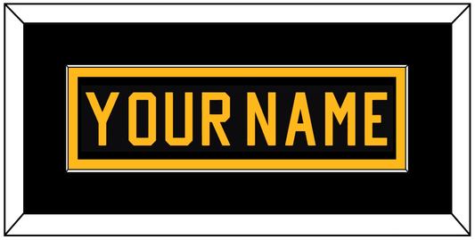 Pittsburgh Nameplate - Road Black (1981-1984) - Essential Tier 2