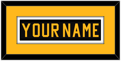Pittsburgh Nameplate - Road Black (1981-1984) - Essential Tier 3