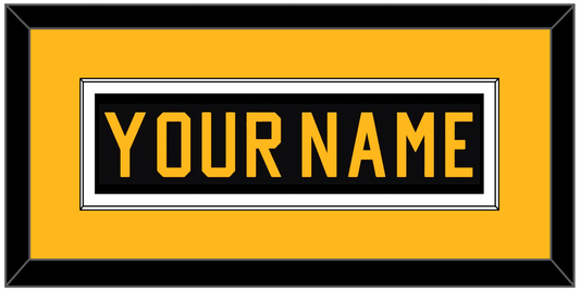 Pittsburgh Nameplate - Road Black (1981-1984) - Essential Tier 3
