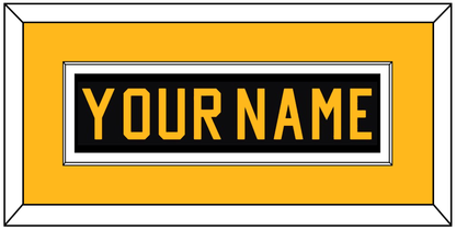 Pittsburgh Nameplate - Road Black (1981-1984) - Essential Tier 3