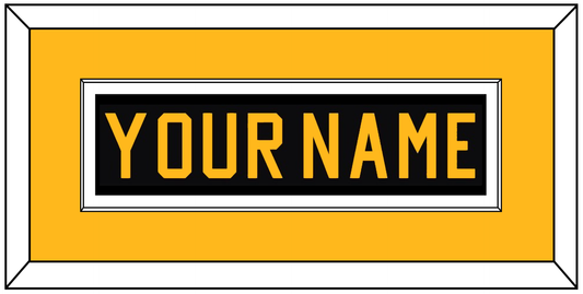 Pittsburgh Nameplate - Road Black (1981-1984) - Essential Tier 3