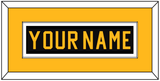 Pittsburgh Nameplate - Road Black (1981-1984) - Single Mat 3