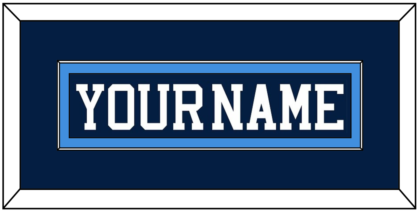 Pittsburgh Nameplate - Road Blue (1977-1980) - Essential Tier 2