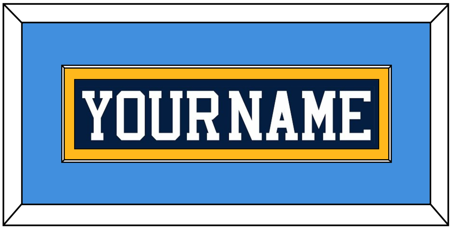 Pittsburgh Nameplate - Road Blue (1977-1980) - Essential Tier 3