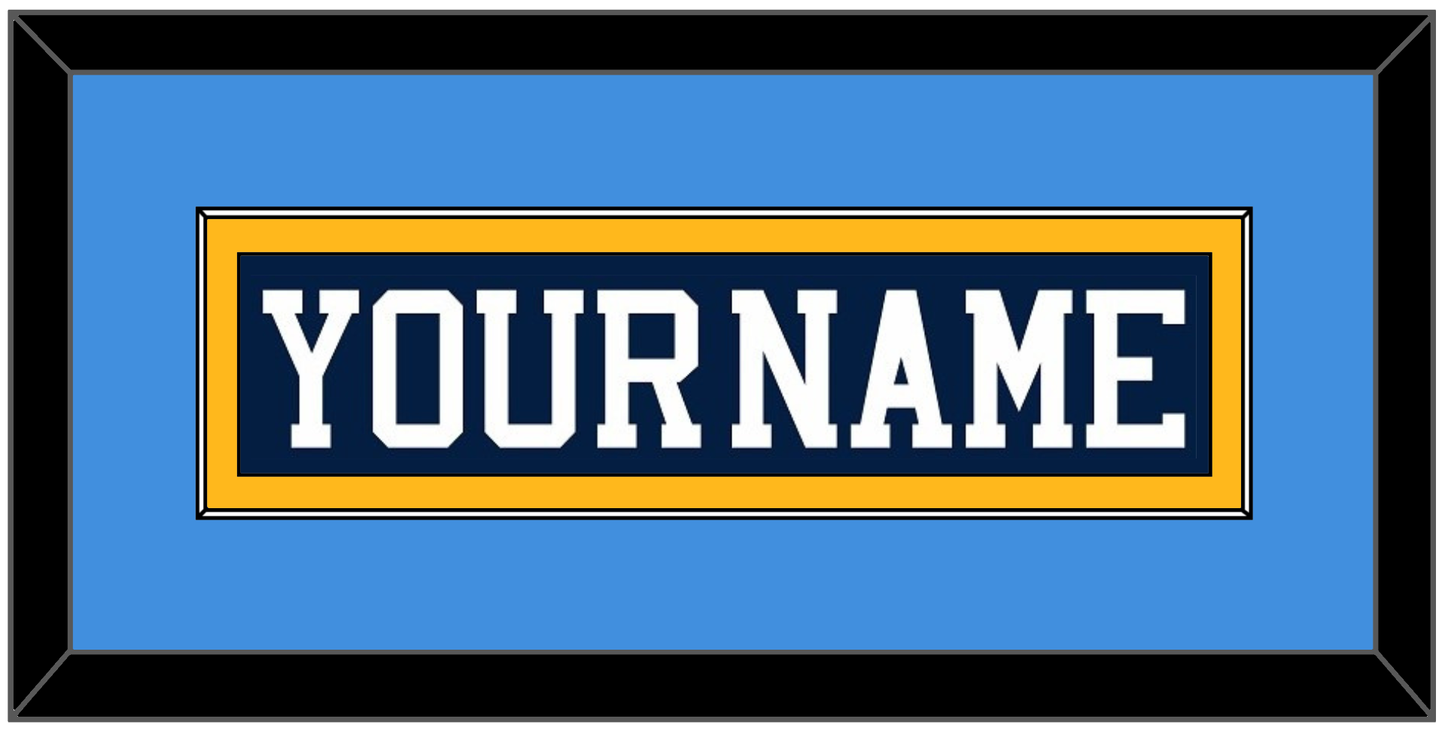 Pittsburgh Nameplate - Road Blue (1977-1980) - Essential Tier 3