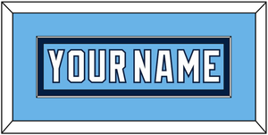 Pittsburgh Nameplate - 2008 Winter Classic Powder Blue - Single Mat 2