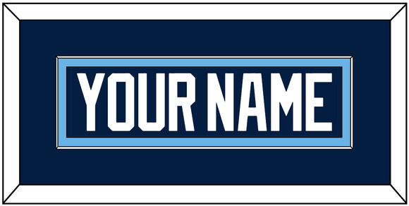 Pittsburgh Nameplate - 2011 Winter Classic Blue - Single Mat 2