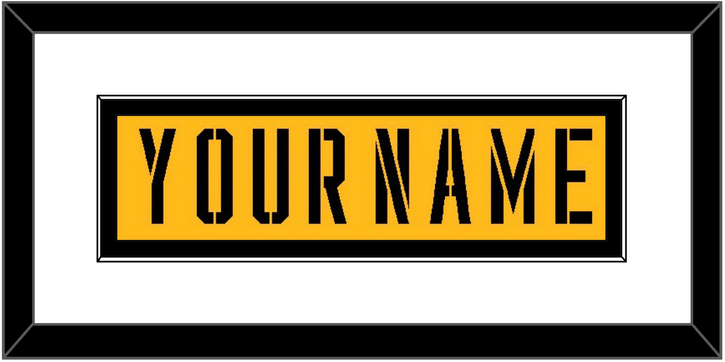 Pittsburgh Nameplate - 2017 Stadium Series Gold - Essential Tier 1