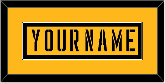 Pittsburgh Nameplate - 2017 Stadium Series Gold - Essential Tier 2