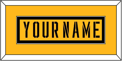 Pittsburgh Nameplate - 2017 Stadium Series Gold - Essential Tier 2