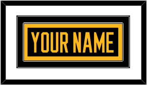 Pittsburgh Nameplate - 2019 Stadium Series Black Jersey - Double Mat 1