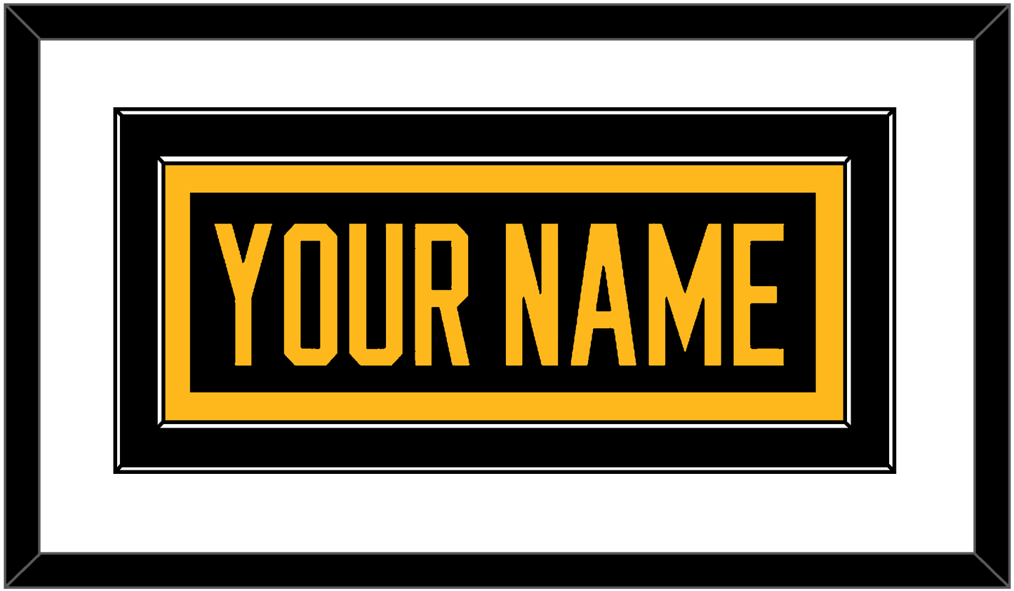 Pittsburgh Nameplate - Alternate Black (2021-2025) - Signature Tier 1