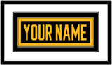 Pittsburgh Nameplate - Alternate Black - Double Mat 1