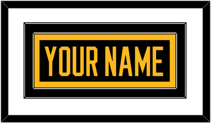 Pittsburgh Nameplate - Road Black (1988-1992) - Signature Tier 1
