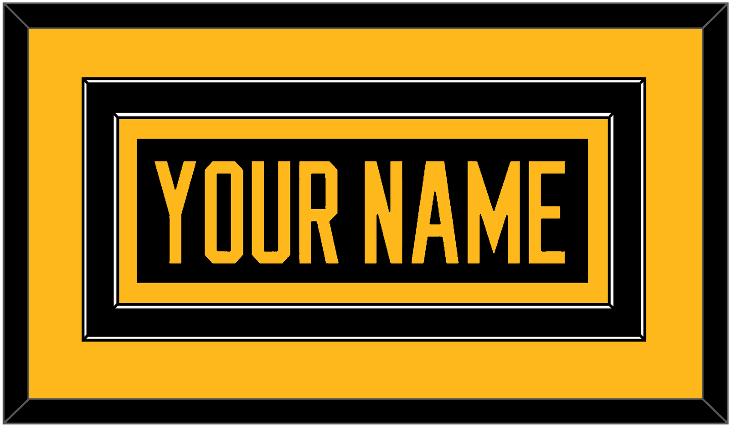 Pittsburgh Nameplate - Alternate Black (2021-2025) - Signature Tier 2