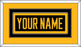 Pittsburgh Nameplate - Road Black (1988-1992) - Double Mat 2