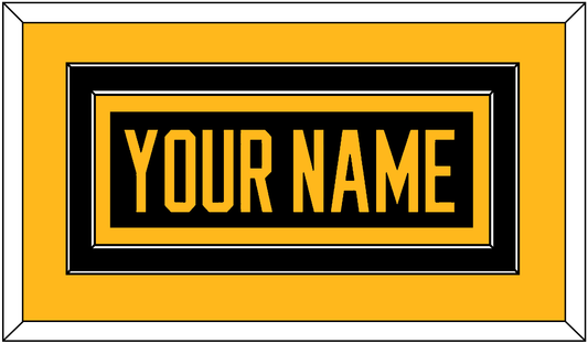 Pittsburgh Nameplate - 2019 Stadium Series Black Jersey - Signature Tier 2