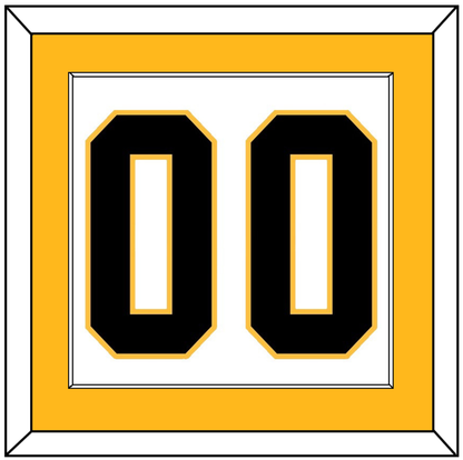 Pittsburgh Number (Back) - Home White (1988-1992) - Essential Tier 2
