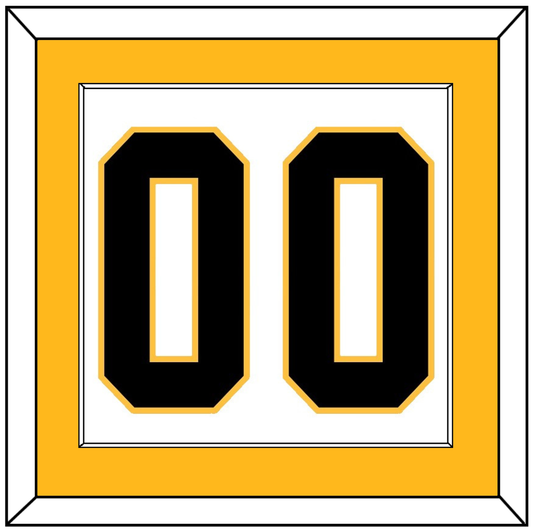Pittsburgh Number (Back) - Home White (1988-1992) - Essential Tier 2