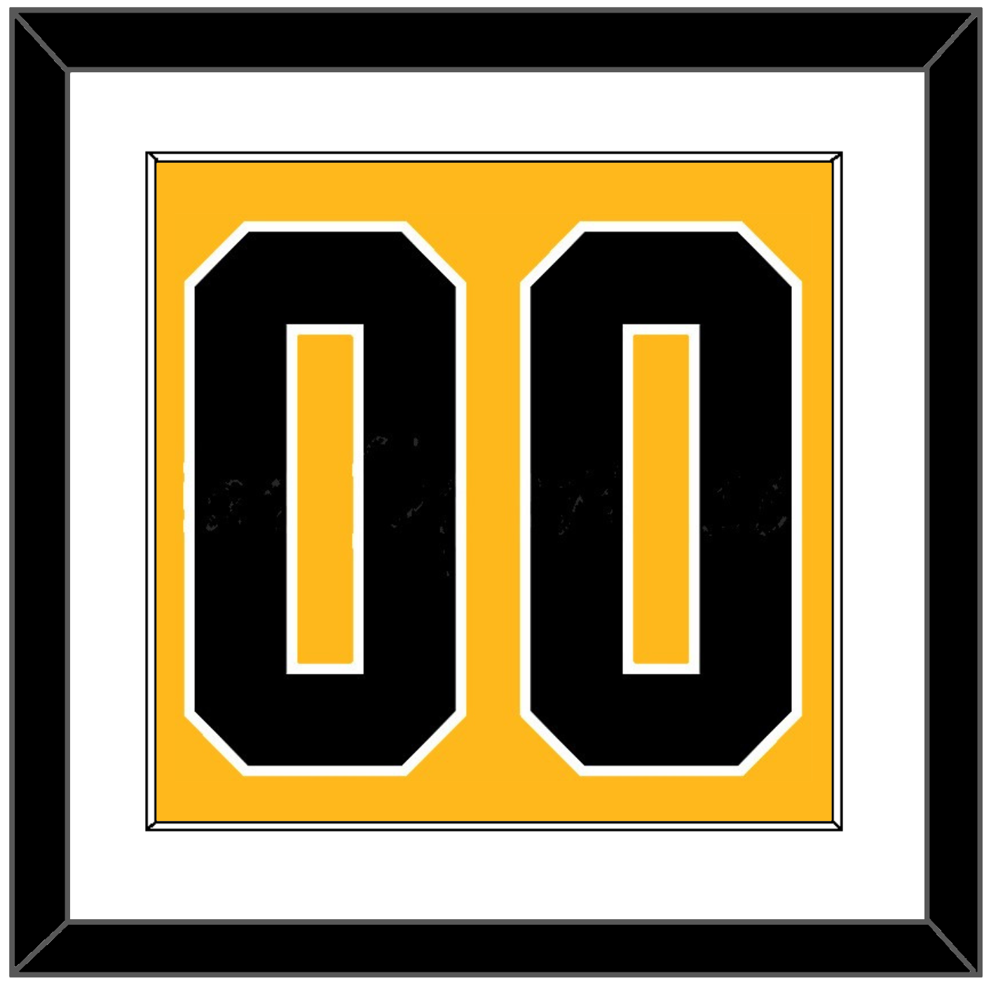 Pittsburgh Number (Back) - Alternate Gold (2018-2021) - Essential Tier 1